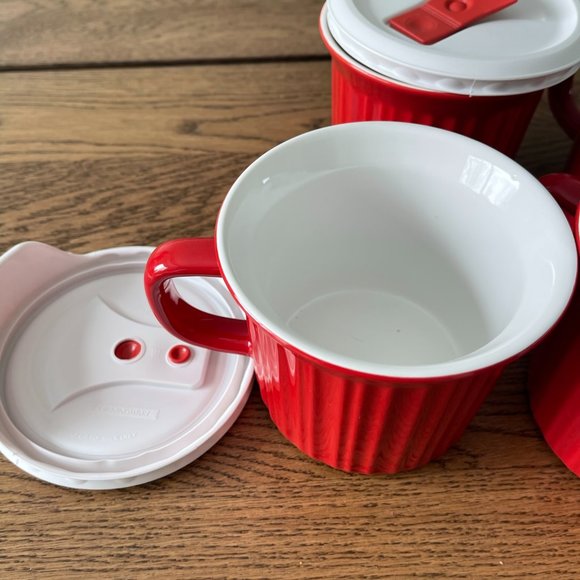 CorningWare Colours Pop-Ins 20-oz Soup Mug with Lid - 4 Pack - Picture 3 of 5